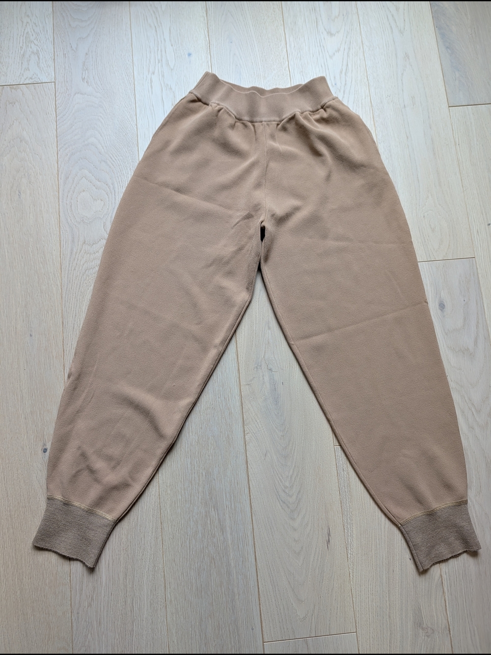 Stella McCartney Tan Knitted Crop Pants